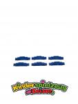 LEGO 6 x KotflÃ¼gel Bogen blau Blue Vehicle Mudguard 1 1/2x6x1 Arch 62361