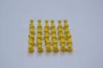 LEGO 30 x Wasserhahn Hebel gelb Yellow Tap 1x1 with Hole in Nozzle End 4599a