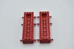 LEGO 2 x Fahrgestell Chassis rot Red Vehicle Base 4x14x2 1/3 30642