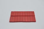 LEGO 20 x Fliese Kachel Systemstein glatt rot Red Tile 1x3 63864