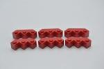 LEGO 6 x Diagonalstein Mauer rot Red Brick Modified Facet 3x3 2462