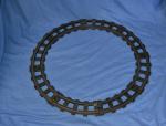 LEGO DUPLO 8 x Schiene Kurve Eisenbahn gebogen Kreis schwarz Black Track 4562