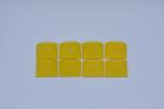 LEGO 8 x Dachstein SchrÃ¤gstein 3x4 gelb Yellow roof tile 25Â°/45Â° 4861