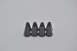 LEGO 8 x Kegel neues dunkelgrau Dark Bluish Gray Cone 2x2x2 Open Stud 3942c