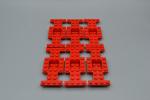 LEGO 6 x Auto Chassis rot Red Vehicle Base 4x10x2/3 No Center Hole 4212b