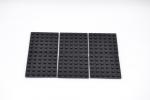 LEGO 6 x Basisplatte 6x6 schwarz black basic plate 3958 395826