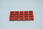 LEGO 20 x Basisstein mit Nut rot Red Brick Modified 1x2 with Groove 4216