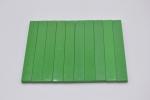 LEGO 10 x Fliese Platte Kachel glatt grÃ¼n Green Tile 1x8 4162