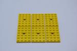 LEGO 6 x Platte Lenkfahrzeug gelb Yellow Plate Modified 4x6 with Hole 709