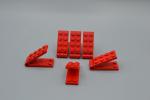 LEGO 6 x Scharnier 2x5 Loch klein rot Red Hinge Plate older type 3149c01
