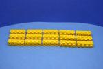 LEGO 15 x Konverterstein gelb Yellow Brick Modified 1x4 4 Studs on Side 30414