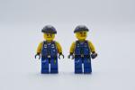 LEGO 2 x Figur Minifigur Minifigures Power Miners Engineer Knit Cap pm012 