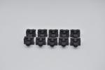 LEGO 10 x Stein 1x2 Scharnier Gelenk 2 Finger schwarz black brick hinge 30014