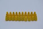 LEGO 30 x Kegel rund ohne Rille gelb Yellow Cone 1x1 without Top Groove 4589