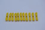 LEGO 10 x Propeller Flugzeug gelb Yellow Propeller 2 Blade Twisted 4745