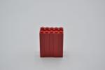 LEGO 10 x StÃ¼tze geschlossen rot Red Brick 1x1x5 Solid Stud 2453b