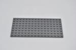 LEGO Bauplatte neues dunkelgrau Dark Bluish Gray Plate 8x16 92438 