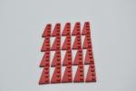 LEGO 20 x FlÃ¼gelplatte links rot Red Wedge Plate 4x2 Left 41770