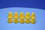 LEGO 10 x Kegelstein Zylinder offen gelb Yellow Cone 2x2x2 Open Stud 3942c