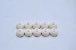 LEGO 10 x Rundstein Kuppel weiÃŸ White Brick Round 2x2 Dome Top Hollow Stud 553c