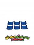 LEGO 6 x DoppelschrÃ¤gstein Wanne blau Blue Slope Inverted 45 6x4 Double 30283