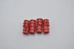 LEGO 8 x Buchse Verbinder HÃ¼lse rot Red Technic Bush Lip and Side Grooves x148