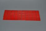 LEGO 40 x Kachel Fliese Platte rot Red Tile 2x2 with Groove 3068b