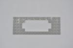 LEGO Eisenbahn Platte althell grau Light Gray Plate 6x16 Cutout Narrow 3058b