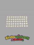 LEGO 50 x Platte offenem Bolzen weiÃŸ White Plate Round 1x1 with Open 85861