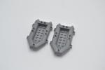 LEGO 2 x Schlauchboot neues dunkelgrau Dark Bluish Gray Boat Rubber Raft 30086