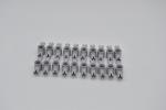 LEGO 20 x Doppelverbinder neuhell grau Light Bluish Gray Technic Pin 3L 87082