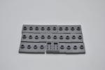 LEGO 30 x Platte m. Noppe neues dunkelgrau Dark Bluish Gray Plate 1x2 Stud 15573