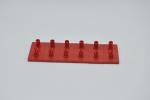 LEGO 12 x Platte mit Pin oben 2x2 rot red plate with pin 2460 246021