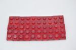 LEGO 50 x Basisplatte transparent rot Trans-Red Plate 1x1 3024 