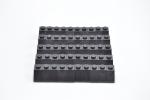 LEGO 50 x Dachstein SchrÃ¤gstein Dachziegel schwarz Black Slope 45 2x1 3040
