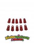 LEGO 10 x Schwimmflossen rot Red Minifigure Footgear Flipper 2599a