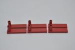 LEGO 6 x Zaun Tor TÃ¼r GartentÃ¼r Drehtor Basis rot Red Fence Gate 1x4x2 Base 3187