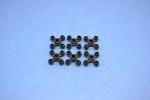 LEGO 6 x Technik Verbinder Zahnrad Kugelzahnrad schwarz black connector 32072