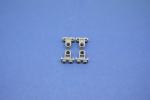 LEGO 4 x Verbinder neuhell grau Light Bluish Gray Technic Pin Connector 32529