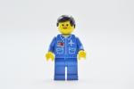 LEGO Figur Minifigur Minifigures Classic Town Airport Blue Legs air009