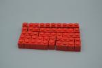 LEGO 50 x Basisstein Baustein Grundstein rot Red Basic Brick 1x1 3005