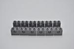 LEGO 6 x Stein neues dunkelgrau Dark Bluish Gray Technic Brick 2x4x1 1/3 18975