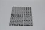 LEGO 20 x Basisplatte neues dunkelgrau Dark Bluish Gray Plate 1x8 3460 