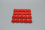 LEGO 20 x halbe Achse rot Red Plate Modified 2x2 with Wheel Holder 4488