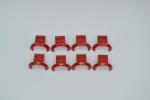 LEGO 8 x Radkasten rot Red Vehicle Mudguard 4x2 1/2x1 2/3 Arch Round 50745