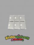 LEGO 6 x TÃ¼r transparent klar Trans-Clear Door 1x4x6 with Stud Handle 60616