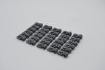 LEGO 30 x Platten seitl. Anschl. neues dunkelgrau Dark Bluish Gray Plate 4081b