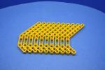 LEGO 10 x Technik Liftarm gebogen 45° dick 1x11 gelb 32009 411199 technic 
