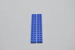 LEGO 2 x Basisplatte Bauplatte Grundplatte blau Blue Basic Plate 2x16 4282 