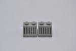 LEGO 2 x Stein althell grau Light Gray Slope 45 2x2 with Grille Pattern 3039p05